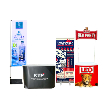 งานพิมพ์ผ้าสำหรับงานบูธและจัดแสดงสินค้า