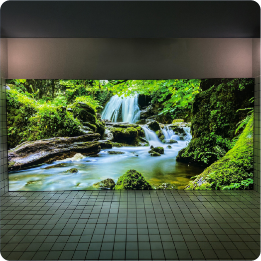 งานพิมพ์ผ้าสำหรับงานบูธและจัดแสดงสินค้า