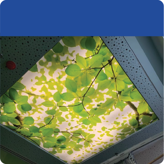 กล่องไฟผ้าแบบเพดานฝ้า